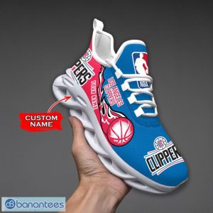 Personalized Name Los Angeles Clippers Fireball Personalized Sneakers Max Soul Shoes Product Photo 1