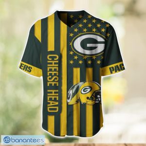 Green Bay Packers Custom Name and Number Baseball Jersey Shirt Product Photo 2