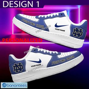 Custom Name Notre Dame Fighting Irish Teams Air Force 1 Shoes Design Gift AF1 Sneaker For Fans - Notre Dame Fighting Irish Air Force 1 Sneaker Personalized Style 1