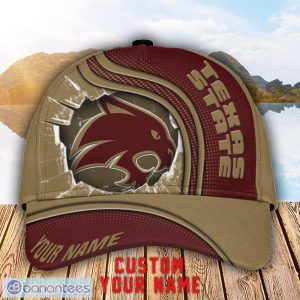 Texas State Bobcats 3D Cap Custom Name For Fans Sport Gift Product Photo 1