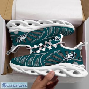Philadelphia Eagles NFLNew Designs Black And White Clunky Shoes Max Soul Shoes Sport Season Gift Product Photo 2