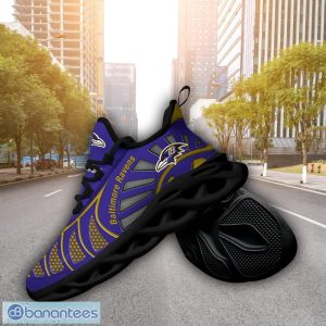 Baltimore Ravens NFLNew Designs Black And White Clunky Shoes Max Soul Shoes Sport Season Gift Product Photo 4