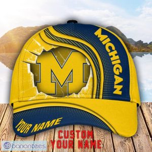 Michigan Wolverines 3D Cap Custom Name For Fans Sport Gift Product Photo 1