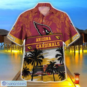 Arizona Cardinals Logo Team Tropical Coconut Hawaii Shirt For Men And Women Product Photo 3