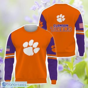 Clemson Tigers Logo Team 3D T-Shirt Sweatshirt Hoodie Zip Hoodie For Men Women Product Photo 2