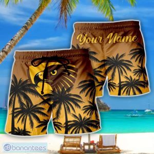 Hawthorn Hawks AFL Coconut Pattern Tropical Beach Shorts For Mens Personalized Name Product Photo 1