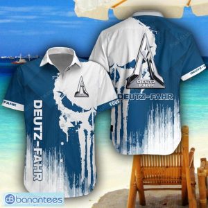 Deutz-Fahr 3D Printing Hawaiian Shirt Summer Beach Shirt For Fans Custom Name Product Photo 1