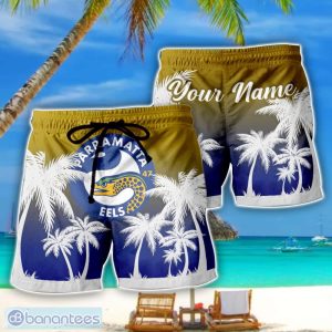 Parramatta Eels NRL Beach Shorts Custom Name Product Photo 1