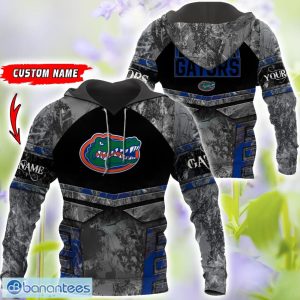 Florida Gators Grey Black Hunting 3D T-Shirt Hoodie Sweatshirt Zip Hoodie Custom Name Product Photo 1