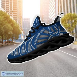Indianapolis Colts NFLNew Designs Black And White Clunky Shoes Max Soul Shoes Sport Season Gift Product Photo 3