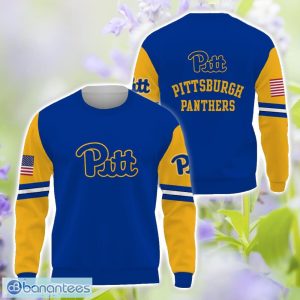 Pittsburgh Panthers Logo Team 3D T-Shirt Sweatshirt Hoodie Zip Hoodie For Men Women Product Photo 2