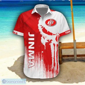 Jinma 3D Printing Hawaiian Shirt Summer Beach Shirt For Fans Custom Name Product Photo 2