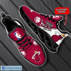 Personalized Name Miami Heat Fireball Personalized Sneakers Max Soul Shoes Product Photo 4