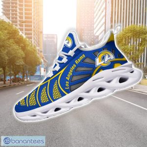Los Angeles Rams NFLNew Designs Black And White Clunky Shoes Max Soul Shoes Sport Season Gift Product Photo 5