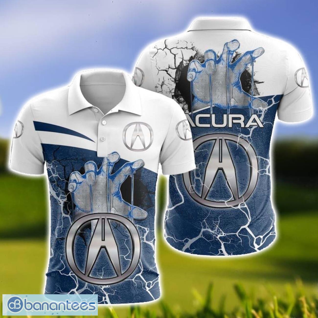 acura hand and logo 3d printing polo shirt image Acura hand And Logo 3D Printing Polo Shirt Product Photo 1