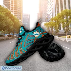 Miami Dolphins NFLNew Designs Black And White Clunky Shoes Max Soul Shoes Sport Season Gift Product Photo 4