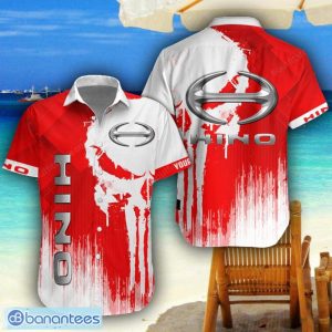 Hino 3D Printing Hawaiian Shirt Summer Beach Shirt For Fans Custom Name Product Photo 1