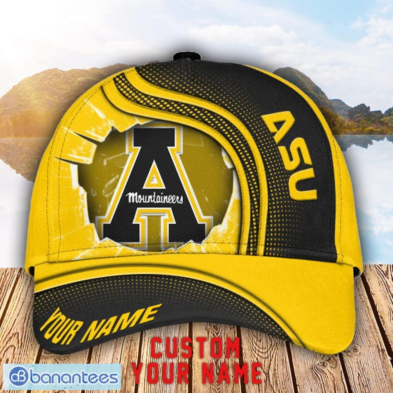 appalachian state mountaineers 3d cap custom name for fans sport gift image Appalachian State Mountaineers 3D Cap Custom Name For Fans Sport Gift Product Photo 1