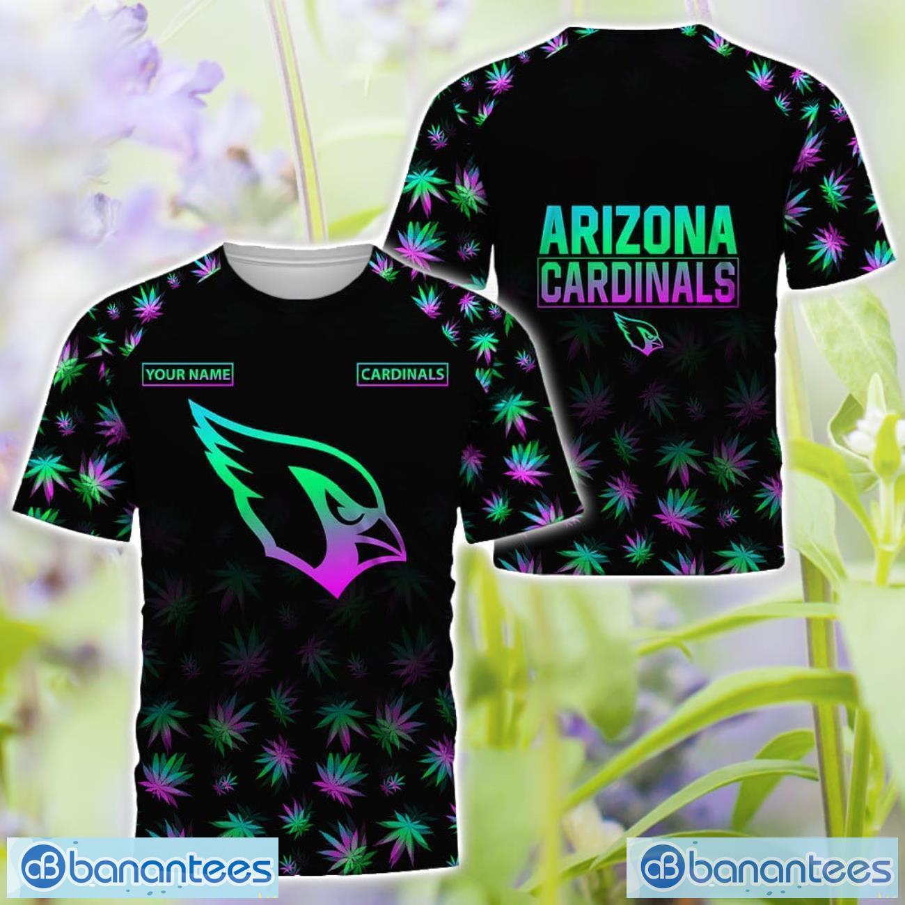 arizona cardinals personalized name weed pattern all over printed 3d t shirt hoodie sweatshirt 1 image Arizona Cardinals Personalized Name Weed pattern All Over Printed 3D T-Shirt Hoodie Sweatshirt Product Photo 2