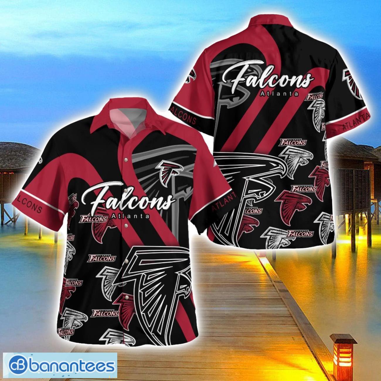 atlanta falcons hawaii shirt big logo 3d printing hawaiian shirt for men and women image Atlanta Falcons Hawaii Shirt Big Logo 3D Printing Hawaiian Shirt For Men And Women Product Photo 1