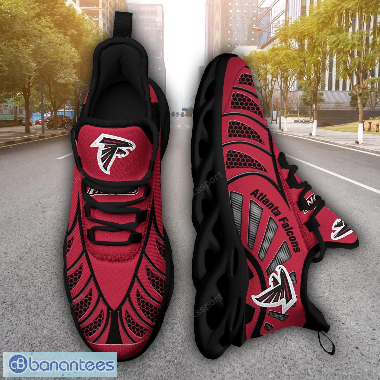 atlanta falcons nflnew designs black and white clunky shoes max soul shoes sport season gift image Atlanta Falcons NFLNew Designs Black And White Clunky Shoes Max Soul Shoes Sport Season Gift Product Photo 1