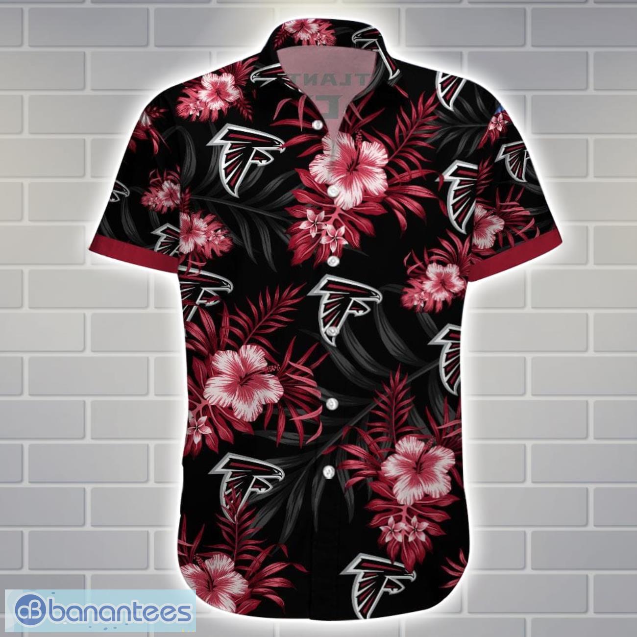 atlanta falconsteam logo tropical 3d hawaiian shirt big fans gift 1 image Atlanta FalconsTeam Logo Tropical 3D Hawaiian Shirt Big Fans Gift Product Photo 2