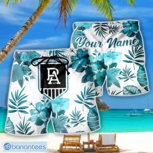 Port Adelaide Power AFL Summer Gift For Mens Personalized Name Beach Shorts Product Photo 1
