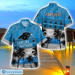 Carolina Panthers Logo Team Tropical Coconut Hawaii Shirt For Men And Women Product Photo 1