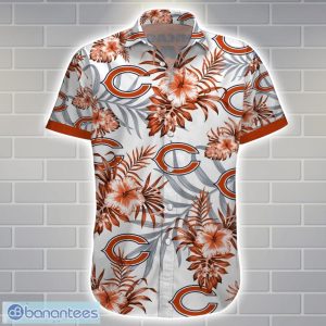 Chicago BearsTeam Logo Tropical 3D Hawaiian Shirt Big Fans Gift Product Photo 2