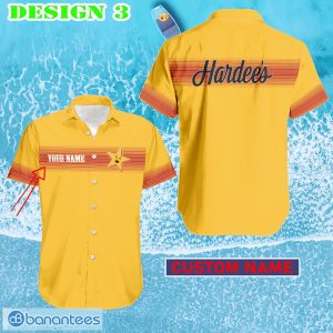 Custom Name HARDEE'S Logo Brand New Collection Brand Beach Hawaiian Shirt Gift For Fans - HARDEE'S Logo Brand New 2024 Style 3 Hawaiian Shirt