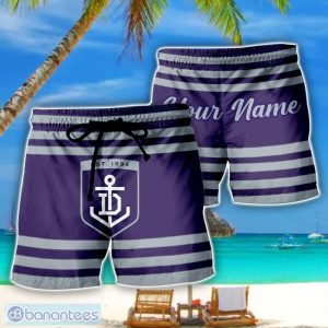 Fremantle Dockers AFL Beach Shorts Custom Name Product Photo 1