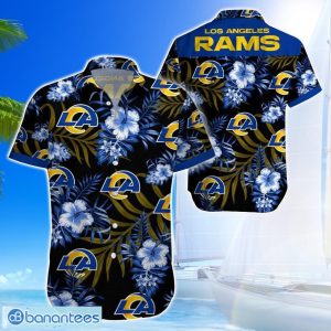 Los Angeles RamsTeam Logo Tropical 3D Hawaiian Shirt Big Fans Gift Product Photo 1