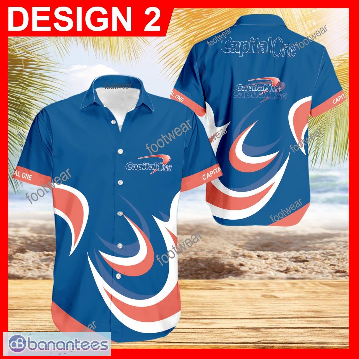 Capital One Hawaiian Shirt Brand Logo Design For Men Gifts Summer Holiday  Beach - Banantees