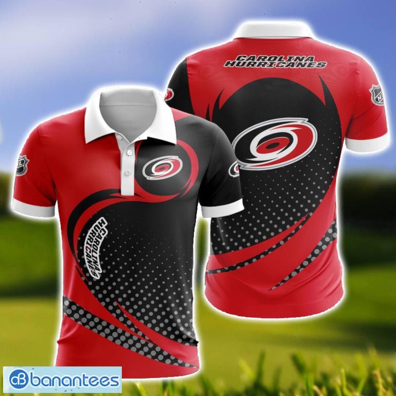 Carolina Hurricanes 3D Printing Logo Team Polo Shirt For Sport Fans ...