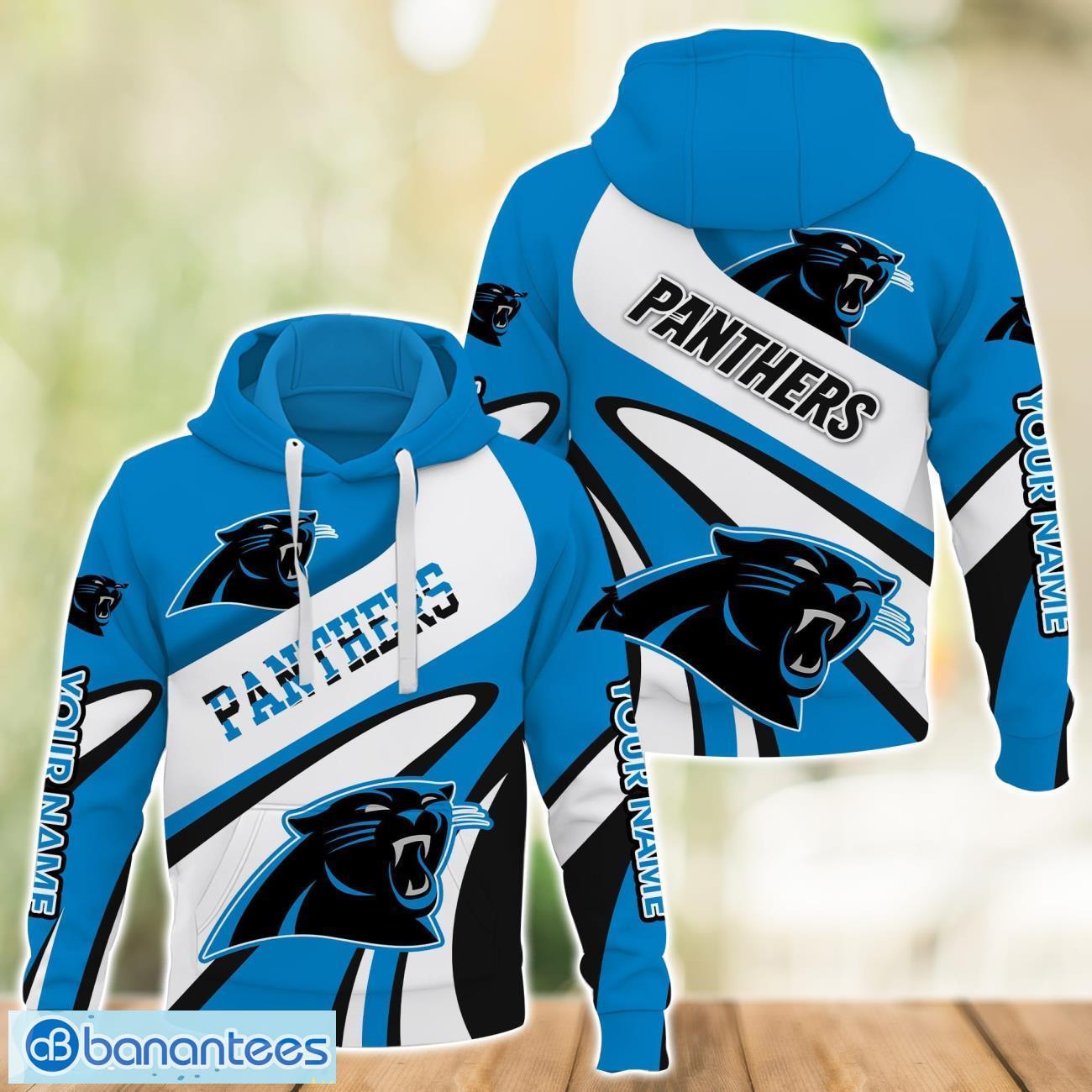 carolina panthers 3d hoodie limited gift for fans unisex hoodie custom name image Carolina Panthers 3D Hoodie Limited Gift For Fans Unisex Hoodie Custom Name Product Photo 1