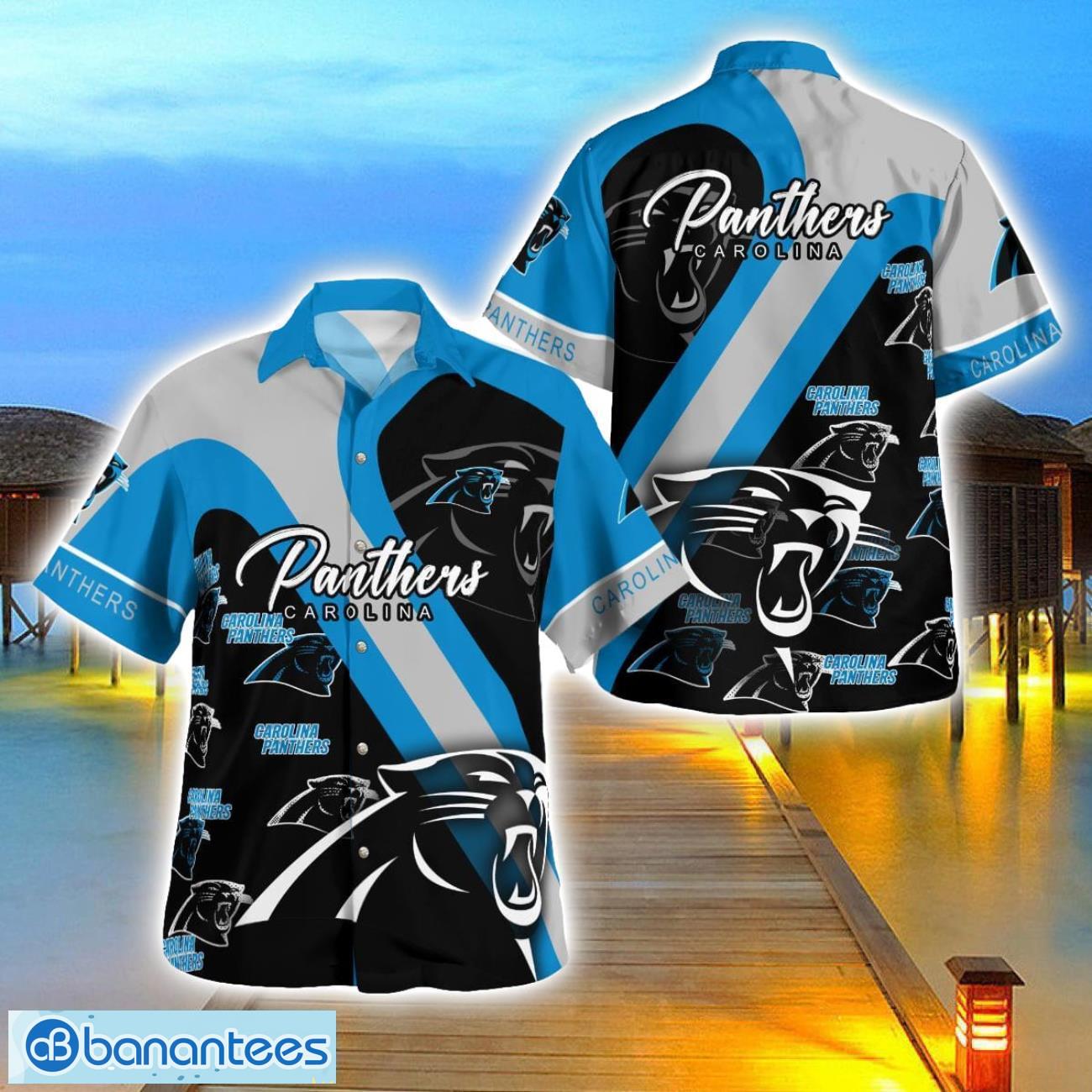 carolina panthers hawaii shirt big logo 3d printing hawaiian shirt for men and women image Carolina Panthers Hawaii Shirt Big Logo 3D Printing Hawaiian Shirt For Men And Women Product Photo 1