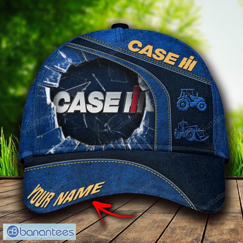 Case IH Custom Name All Over Print 3D Cap Blue Mens Gifts New Hot Hat Trending Summer - Case IH Custom Name All Over Print 3D Cap Blue Mens Gifts New Hot Hat Trending Summer