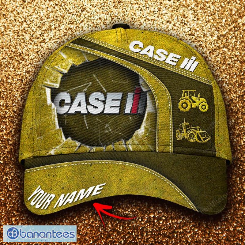Case IH Custom Name All Over Print 3D Hat Cap Yellow Mens Gifts New Hot Trending Summer - Case IH Custom Name All Over Print 3D Hat Cap Yellow Mens Gifts New Hot Trending Summer