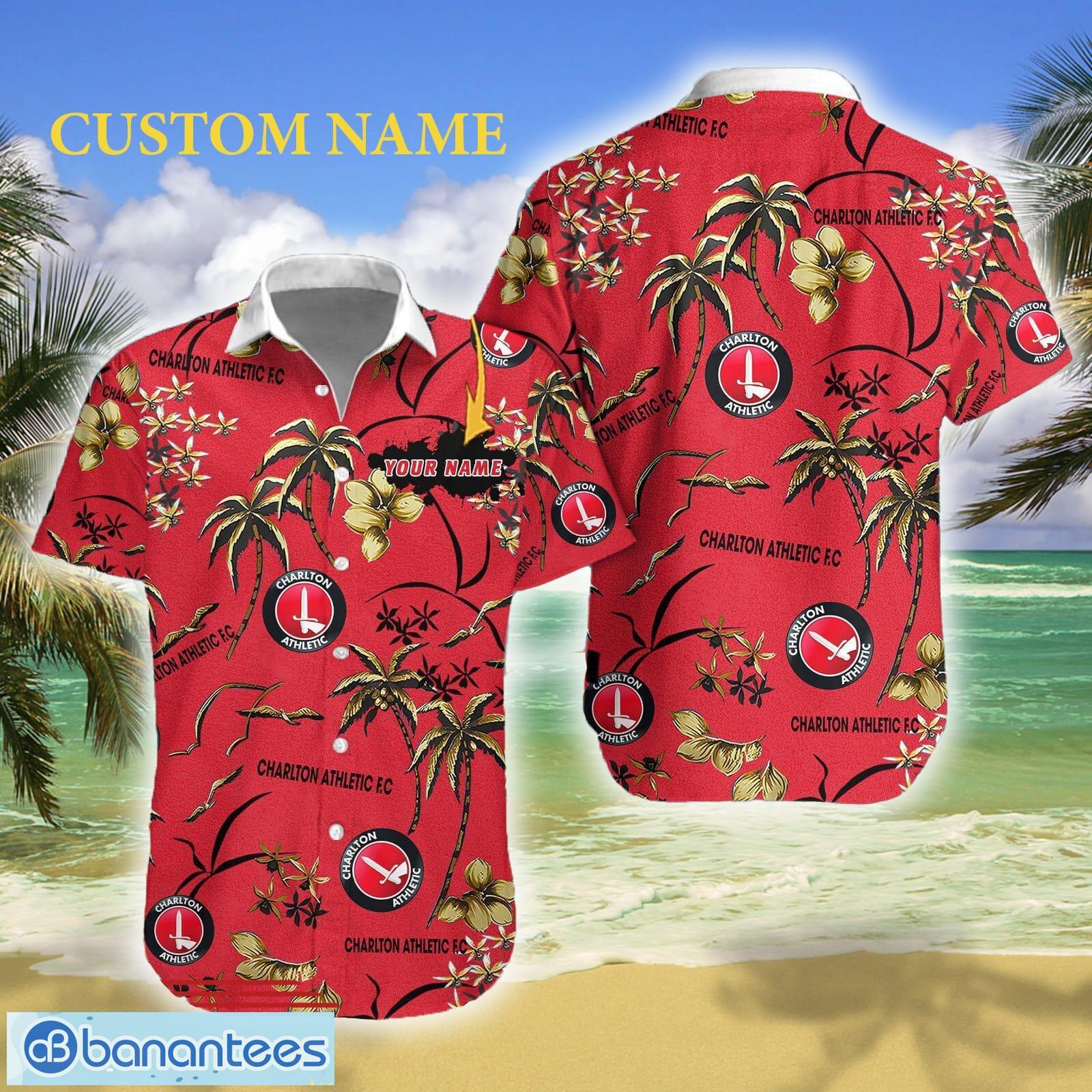 charlton athletic fc hawaiian shirt custom name trending for men women gift summer image Charlton Athletic F.C Hawaiian Shirt Custom Name Trending For Men Women Gift Summer - Charlton Athletic F.C Hawaiian Shirt Custom Name Trending For Men Women Gift Summer