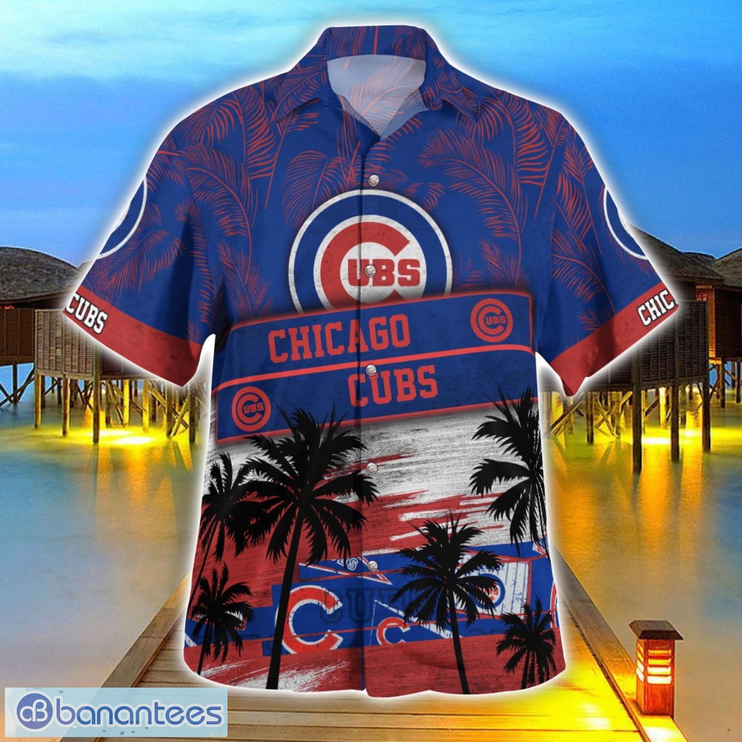chicago cubs logo team tropical coconut hawaii shirt for men and women 2 image Chicago Cubs Logo Team Tropical Coconut Hawaii Shirt For Men And Women Product Photo 3