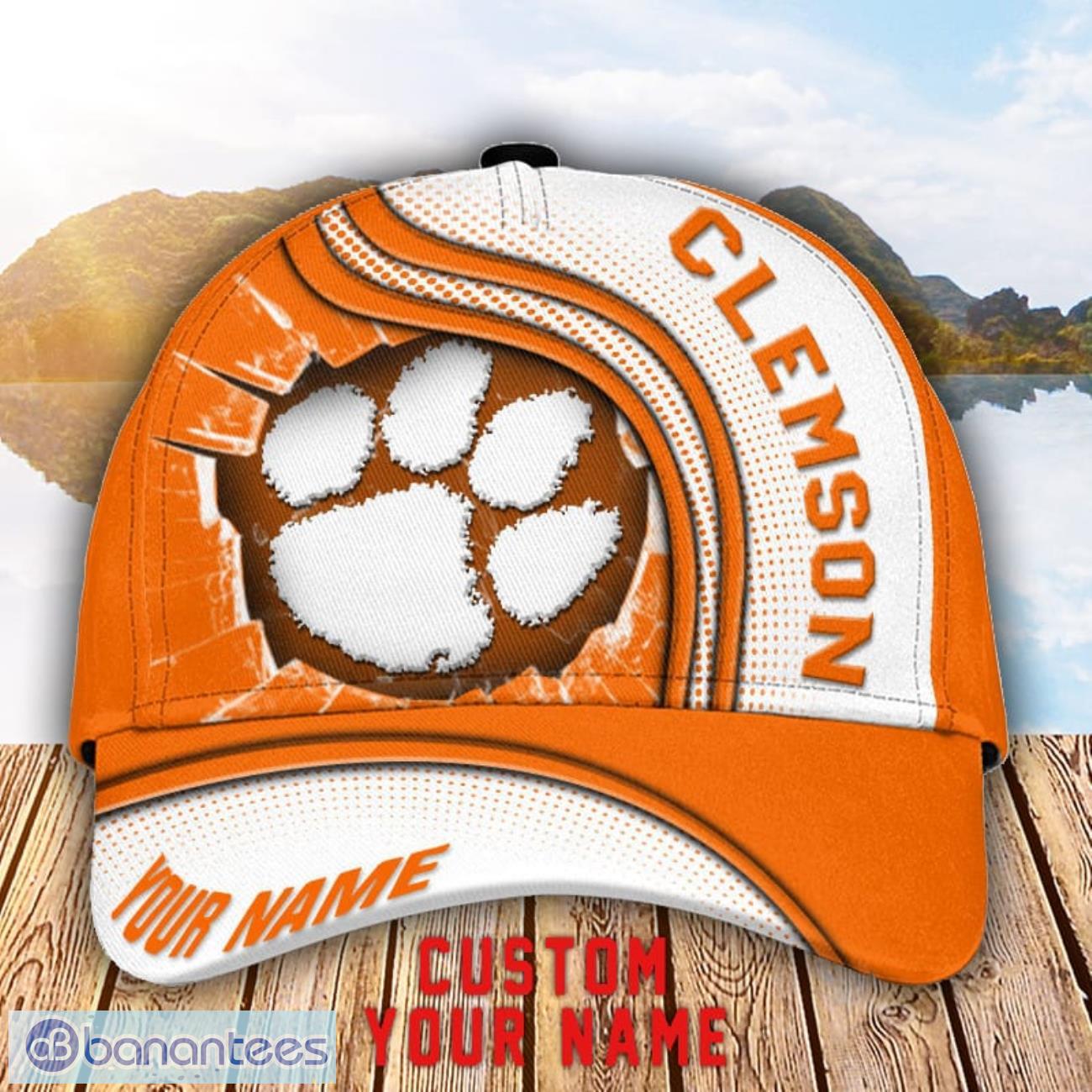 clemson tigers 3d cap custom name for fans sport gift image Clemson Tigers 3D Cap Custom Name For Fans Sport Gift Product Photo 1
