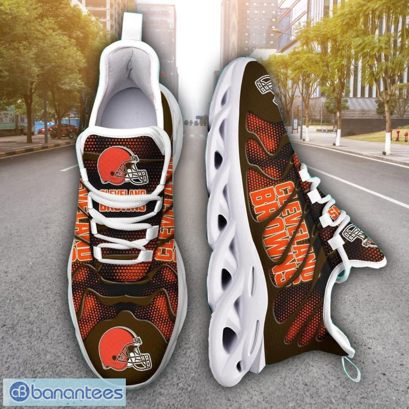 cleveland browns nfl new clunky sneaker 2024 max soul shoes for men and women 1 image Cleveland Browns NFL New Clunky Sneaker 2024 Max Soul Shoes For Men And Women Product Photo 2
