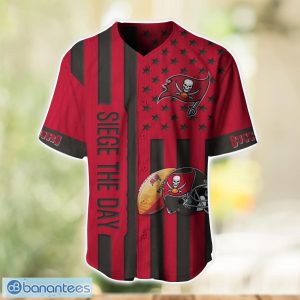 Tampa Bay Buccaneers Custom Name and Number Baseball Jersey Shirt Product Photo 2