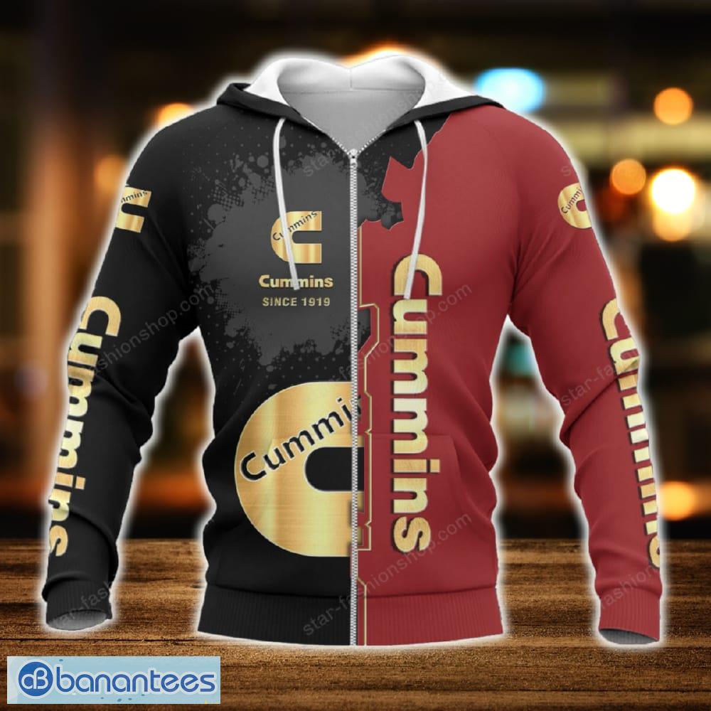 Cummins Merry 3D Hoodie T shirt Bomber 3D Zip Hoodie All Over