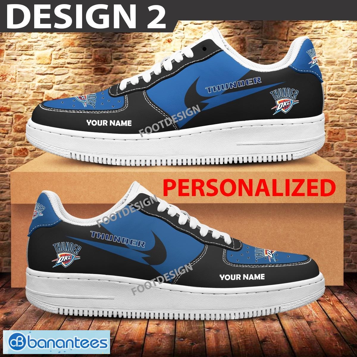 custom name oklahoma city thunder teams air force 1 shoes design gift af1 sneaker for fans 1 image Custom Name Oklahoma City Thunder Teams Air Force 1 Shoes Design Gift AF1 Sneaker For Fans - Oklahoma City Thunder Air Force 1 Sneaker Personalized Style 2