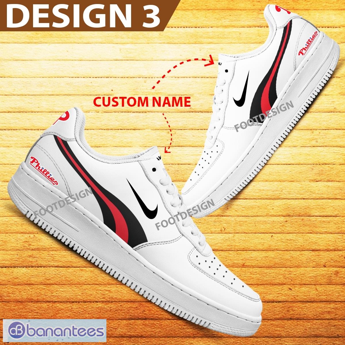 Custom Name Philadelphia Phillies Teams Air Force 1 Shoes Design