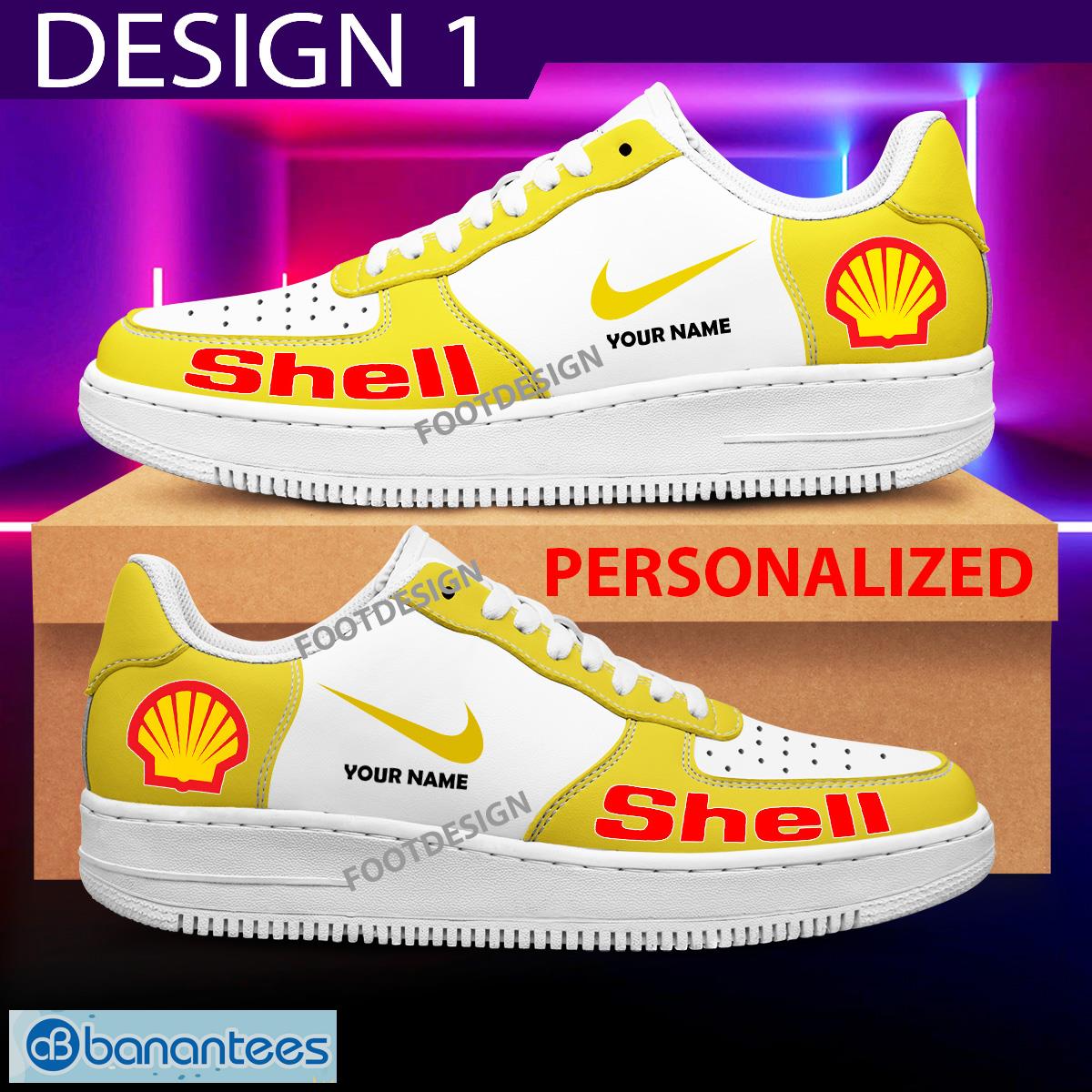 Custom Name Shell Brand Air Force 1 Sneakers New Pattern For Fans Gift AF1 Shoes - Brands Shell Air Force 1 Sneakers Custom Name Photo 1