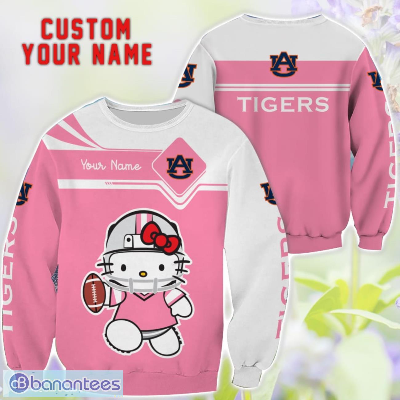 cute gift for ncaa auburn tigers hello kitty 3d t shirt sweatshirt hoodie custom name 1 image Cute Gift For NCAA Auburn Tigers Hello Kitty 3D T-Shirt Sweatshirt Hoodie Custom Name Product Photo 2