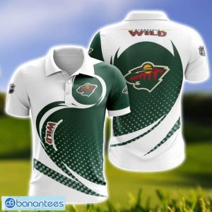 Minnesota Wild 3D Printing Logo Team Polo Shirt For Sport Fans Product Photo 1
