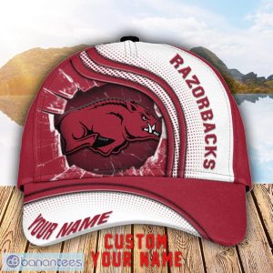 Arkansas Razorbacks 3D Cap Custom Name For Fans Sport Gift Product Photo 1